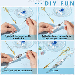 4Pcs Alloy Bracelet Tool Jewelry Helper Beadable Alligator Clips&nbsp;AJEW-SP0001-70