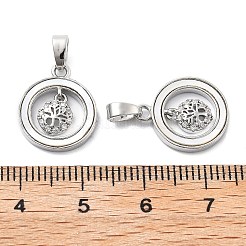 Brass Micro Pave Cubic Zirconia Pendants&nbsp;KK-L222-014P