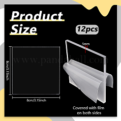 12Pcs Acrylic Display Pedestals&nbsp;ODIS-FG0002-17