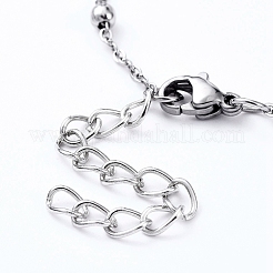 304 Stainless Steel Cable Chain Necklaces&nbsp;NJEW-JN02787