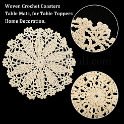 8Pcs 4 Styles Cotton Weave Pad&nbsp;AJEW-GF0008-96