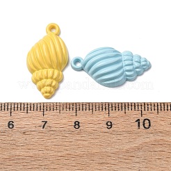 Spray Paint Alloy Pendants&nbsp;FIND-H060-01H
