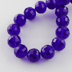 Transparent Glass Bead Strands&nbsp;GLAA-R095-12mm-24
