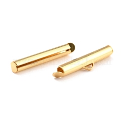 304 Stainless Steel Slide On End Clasp Tubes&nbsp;STAS-C044-08C-G