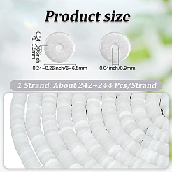 1 Strand Natural White Jade Beads Strands&nbsp;G-PA0001-46