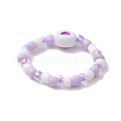 Glass Seed Beads Stretch Ring&nbsp;RJEW-JR00706