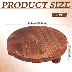 Round Wood Display Riser Stands&nbsp;AJEW-WH0410-253