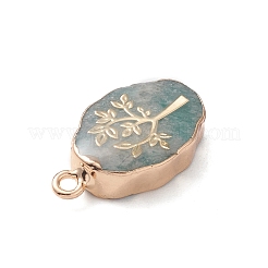 Natural Green Aventurine Pendants&nbsp;G-K333-01B