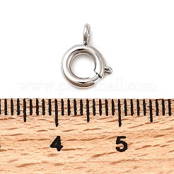 Brass Spring Ring Clasps&nbsp;KK-D407-20P-B
