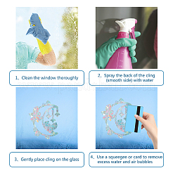 Waterproof PVC Colored Laser Stained Window Film Adhesive Stickers&nbsp;DIY-WH0256-020