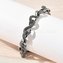 304 Stainless Steel Link Chain Bracelets for Men Women&nbsp;BJEW-D385-03AS