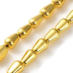 Electroplated Synthetic Non-magnetic Hematite Beads Strands&nbsp;G-Q1009-F01-6x8mm
