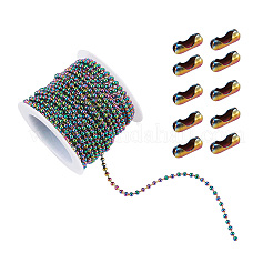 5m PVD Vacuum Plating 304 Stainless Steel Ball Chains&nbsp;CHS-TA0001-42