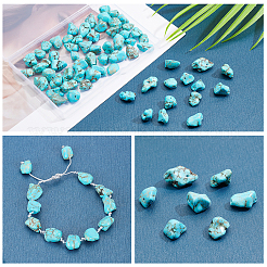 2 Strands Natural Green Turquoise Beads Strands&nbsp;G-PH0019-34
