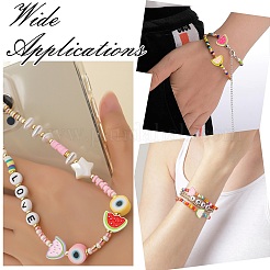 14Pcs 7 Colors Zinc Alloy Enamel Beads&nbsp;FIND-CJ0003-31