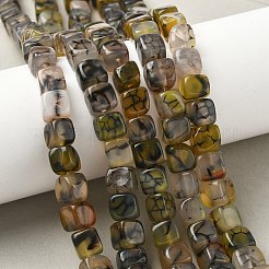 Natural Dragon Veins Agate Beads Strands&nbsp;G-G177-E11-05