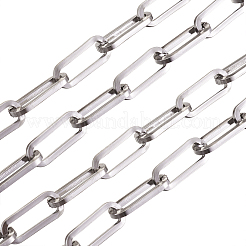 304 Stainless Steel Paperclip Chains&nbsp;CHS-YS0001-02P