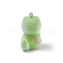 Flocky Resin Pendants&nbsp;FIND-A061-01L