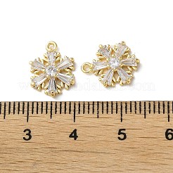 Brass Micro Pave Cubic Zirconia Charms&nbsp;KK-F872-17G