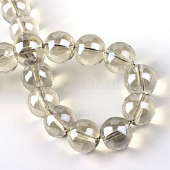 Electroplate Glass Beads Strands&nbsp;EGLA-Q062-8mm-A11