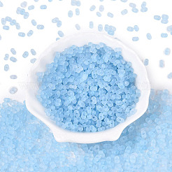 FGB Frosted Transparent Glass Seed Beads&nbsp;SEED-N013-06A-11