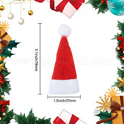 Mini Cloth Christmas Hat&nbsp;AJEW-WH0001-70