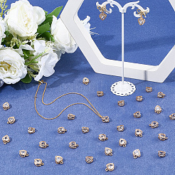 100Pcs Heart Alloy Charms&nbsp;ZIRC-SC0001-34