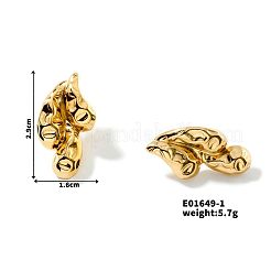 Stainless Steel Teardrop Stud Earrings&nbsp;UI8390-1
