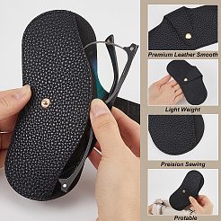 PU Leather Eyeglasses Case&nbsp;AJEW-CN0003-59A