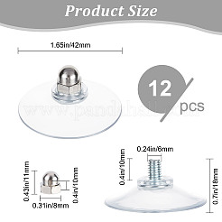 12 Sets Silicone Strong Suction Cup Holders&nbsp;FIND-GF0003-39B