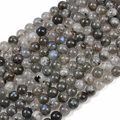 Natural Labradorite Beads Strands&nbsp;G-Z133-A01-7mm-01