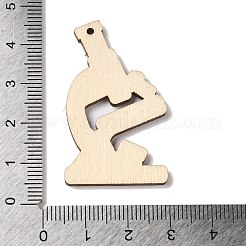 Color Printing Wood Pendants&nbsp;WOOD-S062-02F