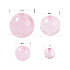 340Pcs 4 Sizes Natural Rose Quartz Beads Strands&nbsp;G-LS0001-13