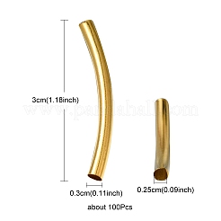 100Pcs Brass Tube Beads&nbsp;KK-YW0001-61