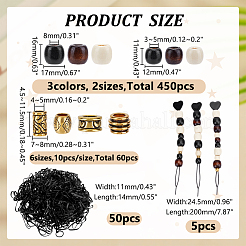 Plastic Topsy Tail Hair Styling Braiding Tool&nbsp;DIY-WR0004-41