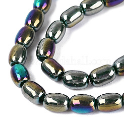 Electroplate Opaque Glass Beads Strands&nbsp;EGLA-Q132-03A-C04