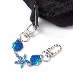 Ocean Theme Alloy Enamel Link Purse Strap Extenders&nbsp;AJEW-BA00124-04