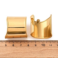 C-Shaped 304 Stainless Steel Stud Earrings for Women&nbsp;EJEW-A131-01A-G