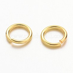 Brass Open Jump Rings&nbsp;JRC7MM-G