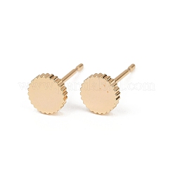 Brass Stud Earrings for Women&nbsp;EJEW-G441-03G
