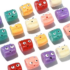 20Pcs Opaque Resin Beads&nbsp;RESI-CJ0002-97