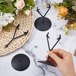 Alloy Crystal Ball Crafts Holder&nbsp;ODIS-WH0030-260EB