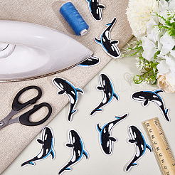 10Pcs Computerized Embroidery Cloth Iron on/Sew on Patches&nbsp;DIY-CY0002-26