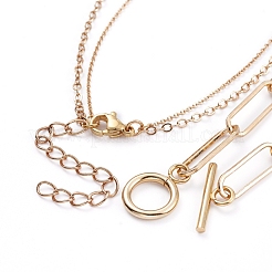 Double Layer Necklaces & Chain Necklaces Sets&nbsp;NJEW-JN02753