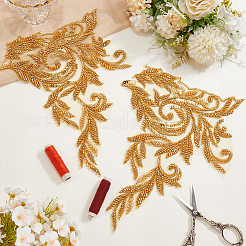 Polyester Embroidery Ornament Accessories&nbsp;DIY-WH20055-003A