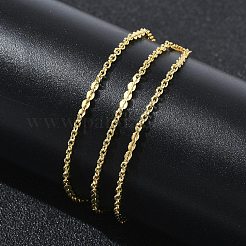 Brass Mixed Chain Necklaces for Women&nbsp;KK-CBA2293-11G