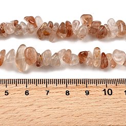 Natural Hematoid Quartz/Ferruginous Quartz Beads Strands&nbsp;G-H315-A05-01