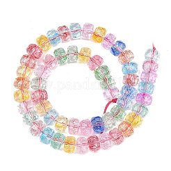 Transparent Crackle Glass Beads&nbsp;EGLA-F167-01