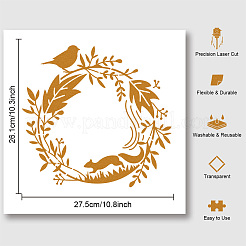 PET Hollow Out Drawing Painting Stencils&nbsp;DIY-WH0405-0095