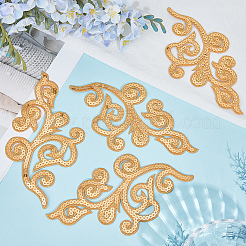 5Pairs Embroidery Thread Clothing Patches&nbsp;PATC-GF0001-97C